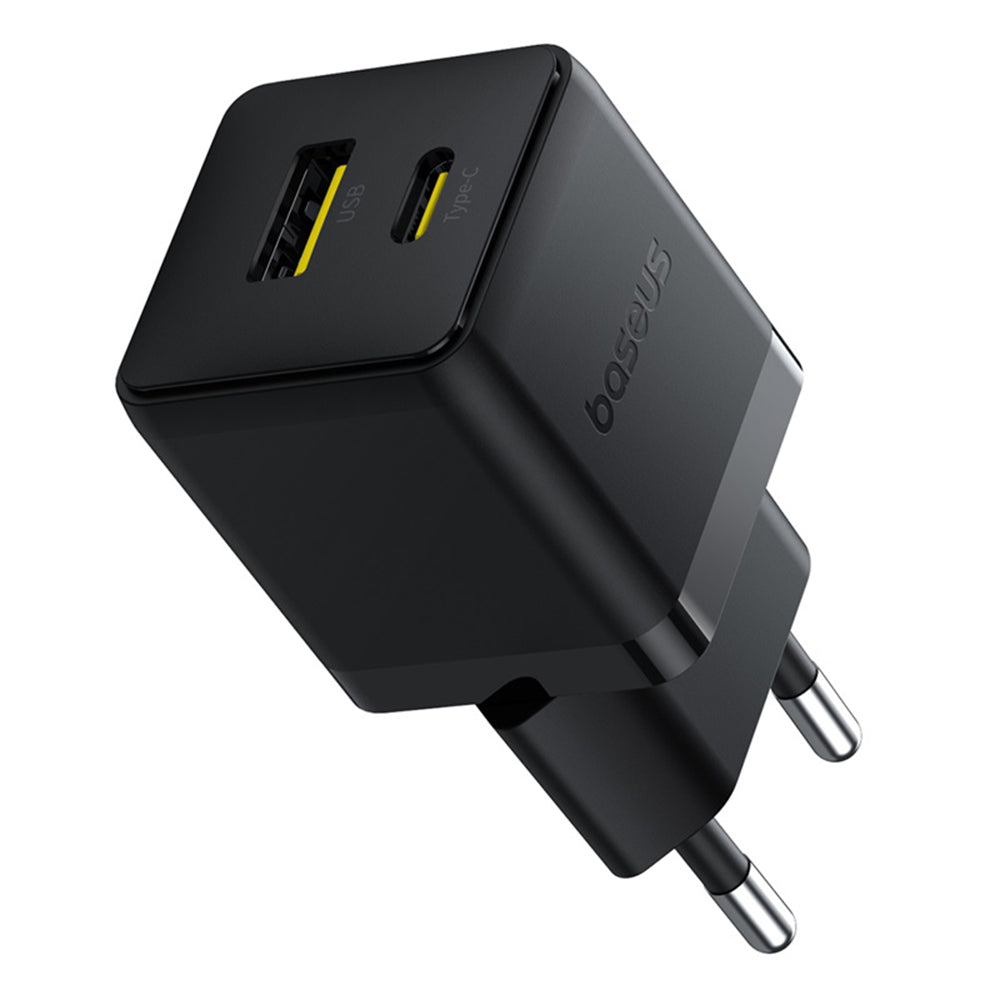 Baseus Palm Netwerkoplader, 30W, 3A, 1 x USB-A - 1 x USB-C, Zwart P1011160A113-00