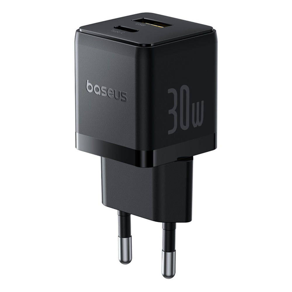 Baseus Palm Netwerkoplader, 30W, 3A, 1 x USB-A - 1 x USB-C, Zwart P1011160A113-00