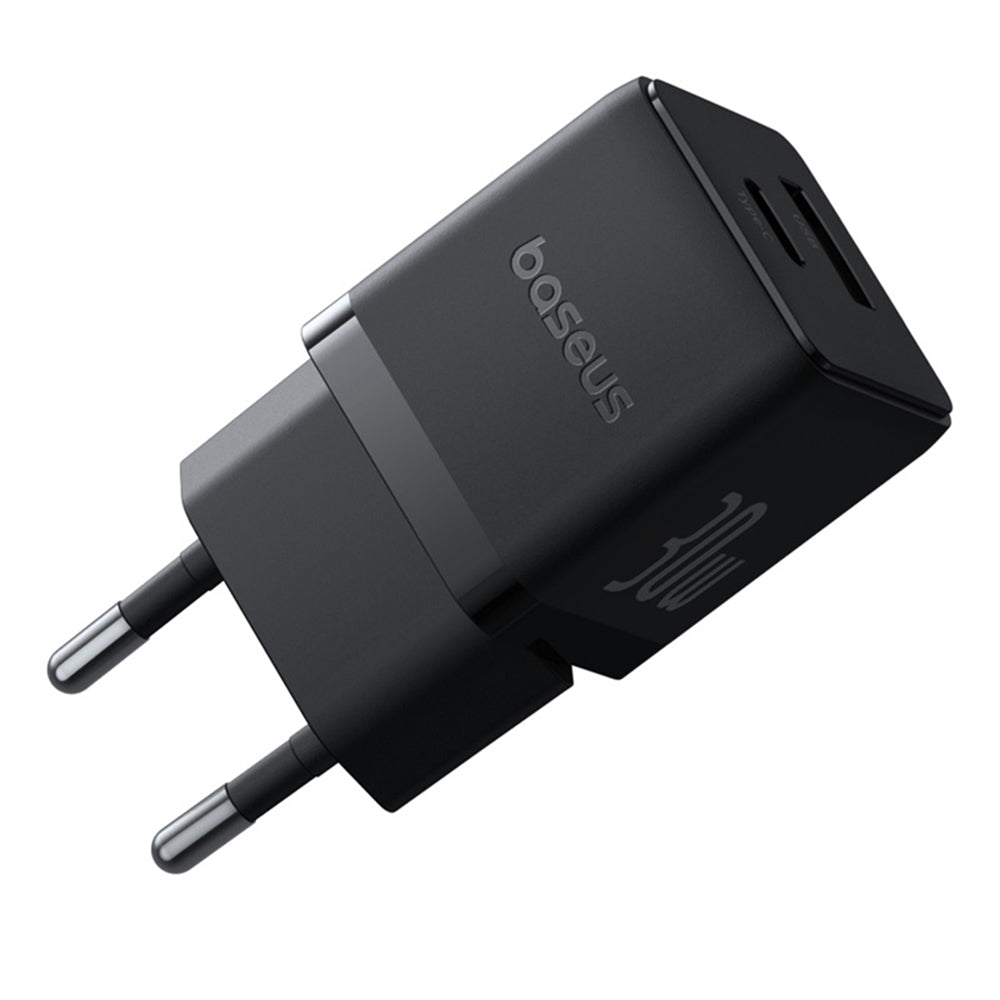 Baseus Palm Netwerkoplader, 30W, 3A, 1 x USB-A - 1 x USB-C, Zwart P1011160A113-00
