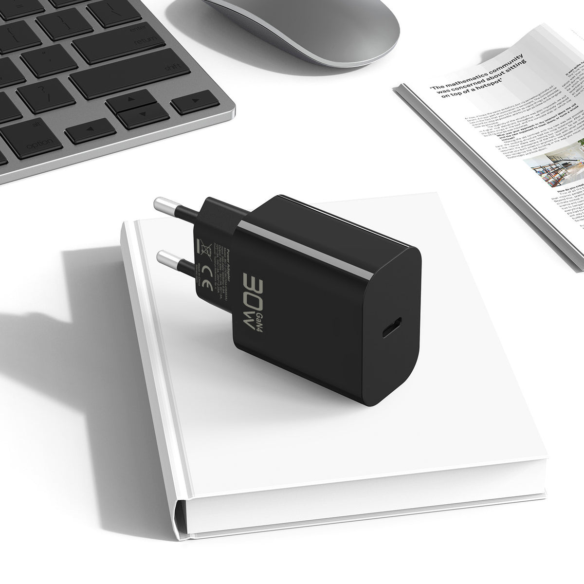 Blavec BC-14 Netzladegerät, 30 W, 3 A, 1 × USB-C, Schwarz