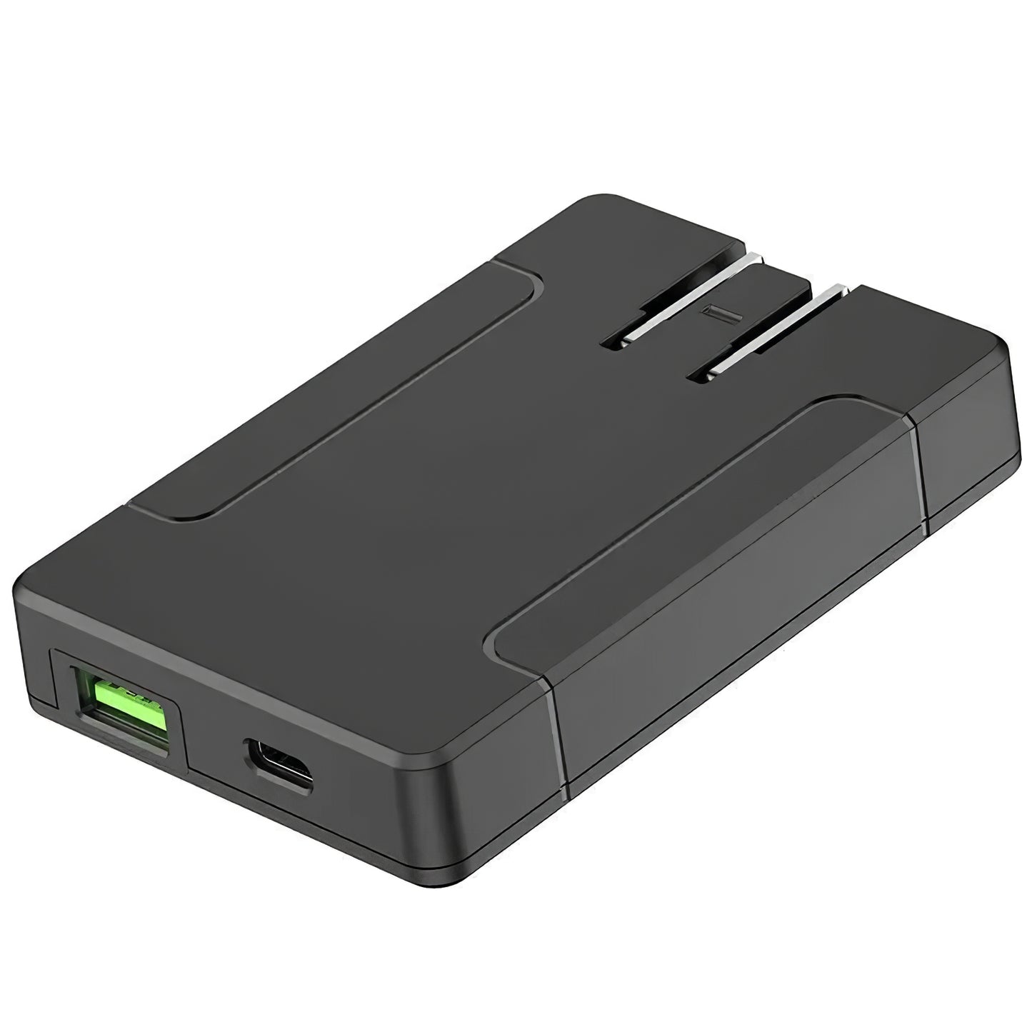 Budi Netwerkoplader, 65W, 3A, 1 x USB-A - 1 x USB-C, Zwart