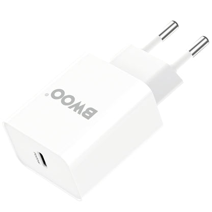 Netwerkoplader BWOO BO-CDA119, 20W, 4A, 1 x USB-C, Wit 