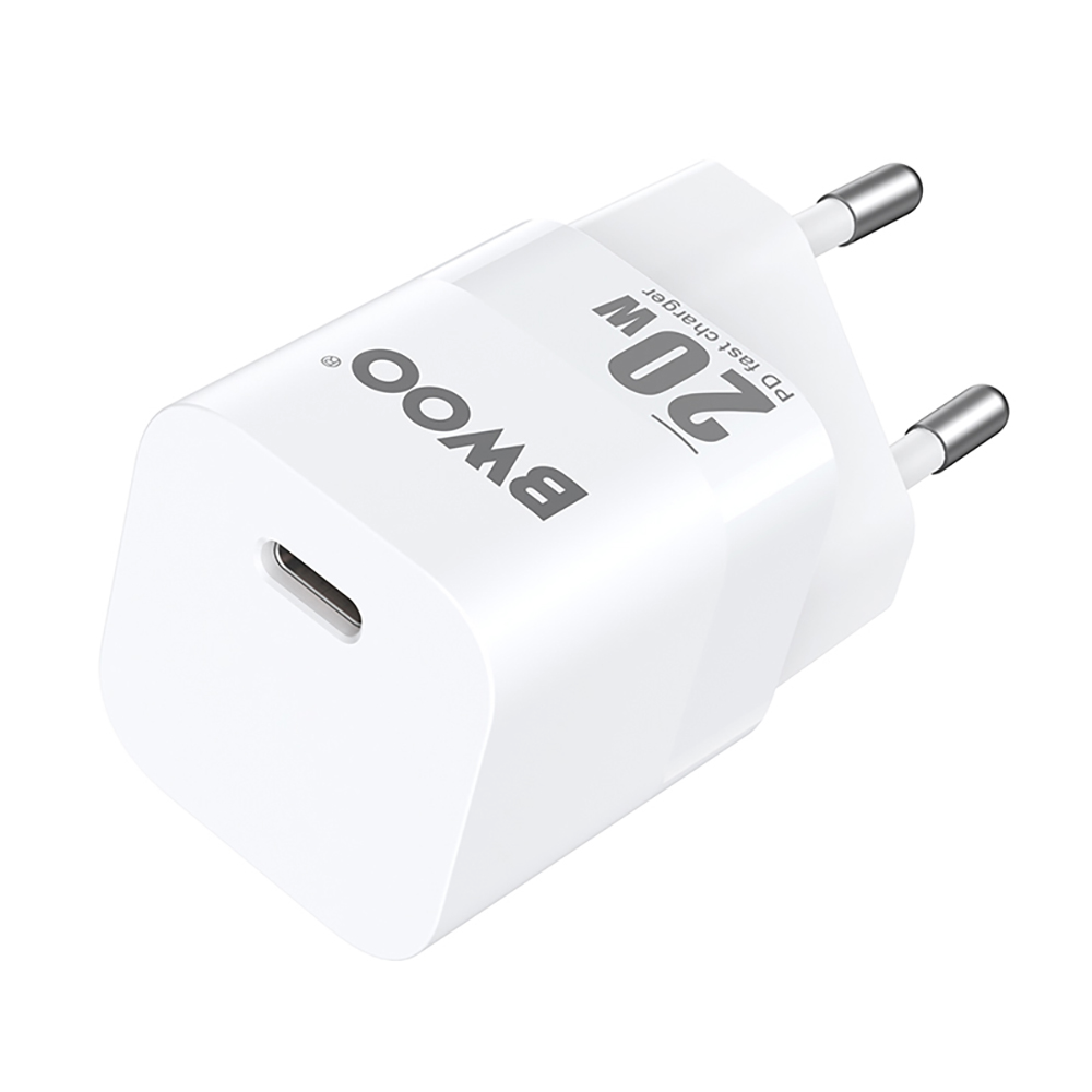 Netlader BWOO CDA155, 20W, 3A, 1 x USB-C, Wit