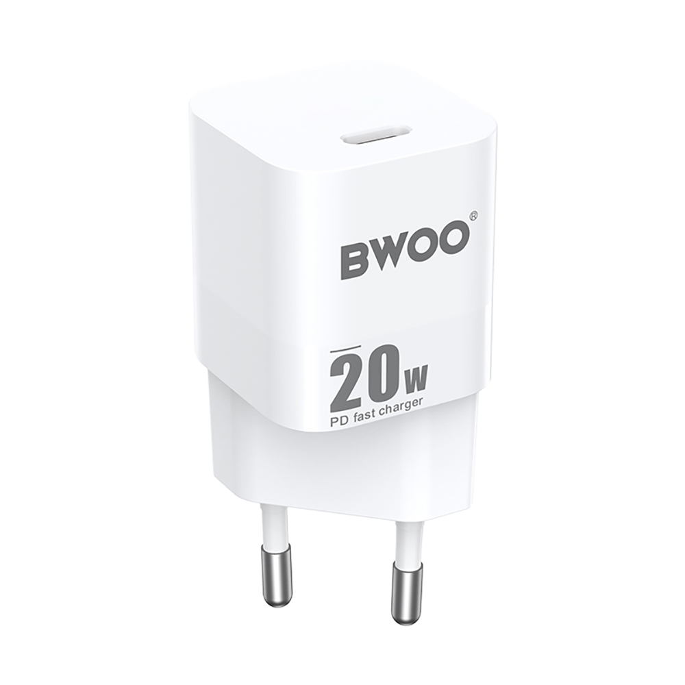 Netlader BWOO CDA155, 20W, 3A, 1 x USB-C, Wit