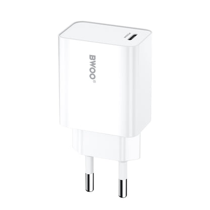 Netwerkoplader BWOO CDA226, 20W, 3A, 1 x USB-C, Wit