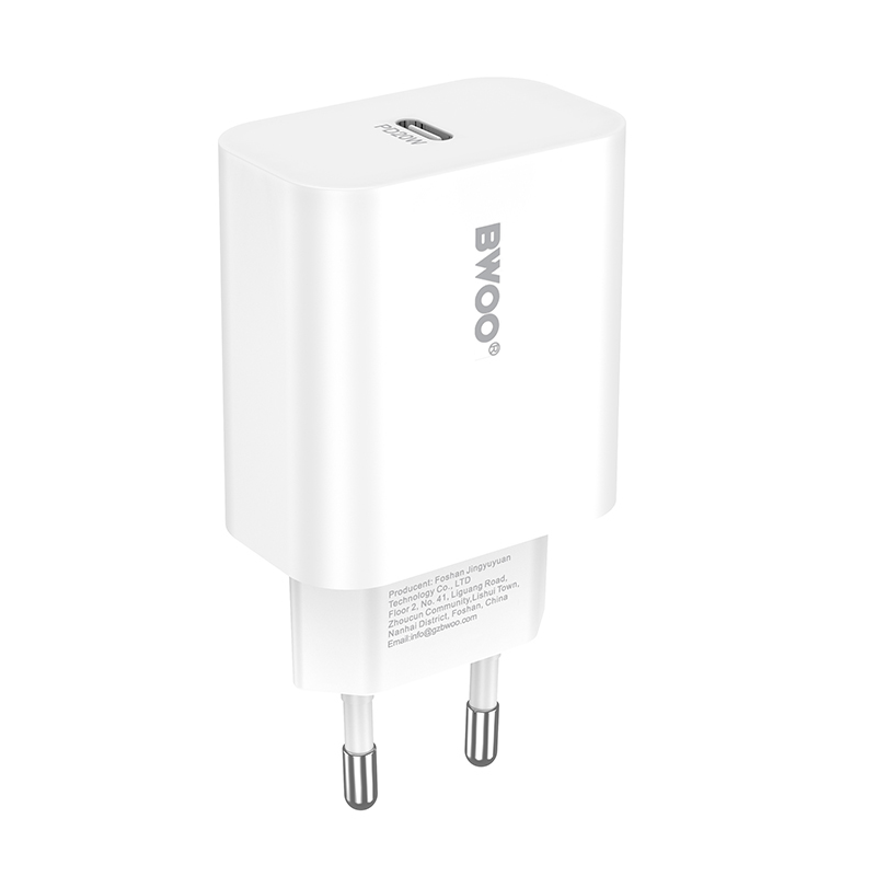 Netwerkoplader BWOO CDA233, 20W, 3A, 1 x USB-C, Wit
