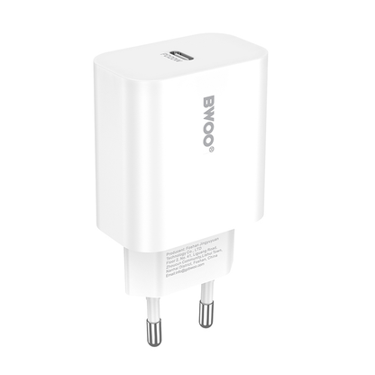 Netwerkoplader BWOO CDA233, 20W, 3A, 1 x USB-C, Wit
