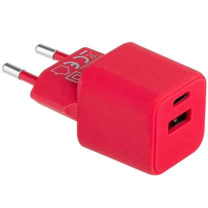 Netwerkoplader Colourum CLS30-AC-02, 30W, 3A, 1 x USB-A - 1 x USB-C, Magenta