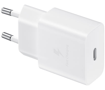 Samsung USB-C netwerkoplader met USB-C kabel, 15W, 2A, 1 x USB-C, Wit EP-T1510XWEGEU