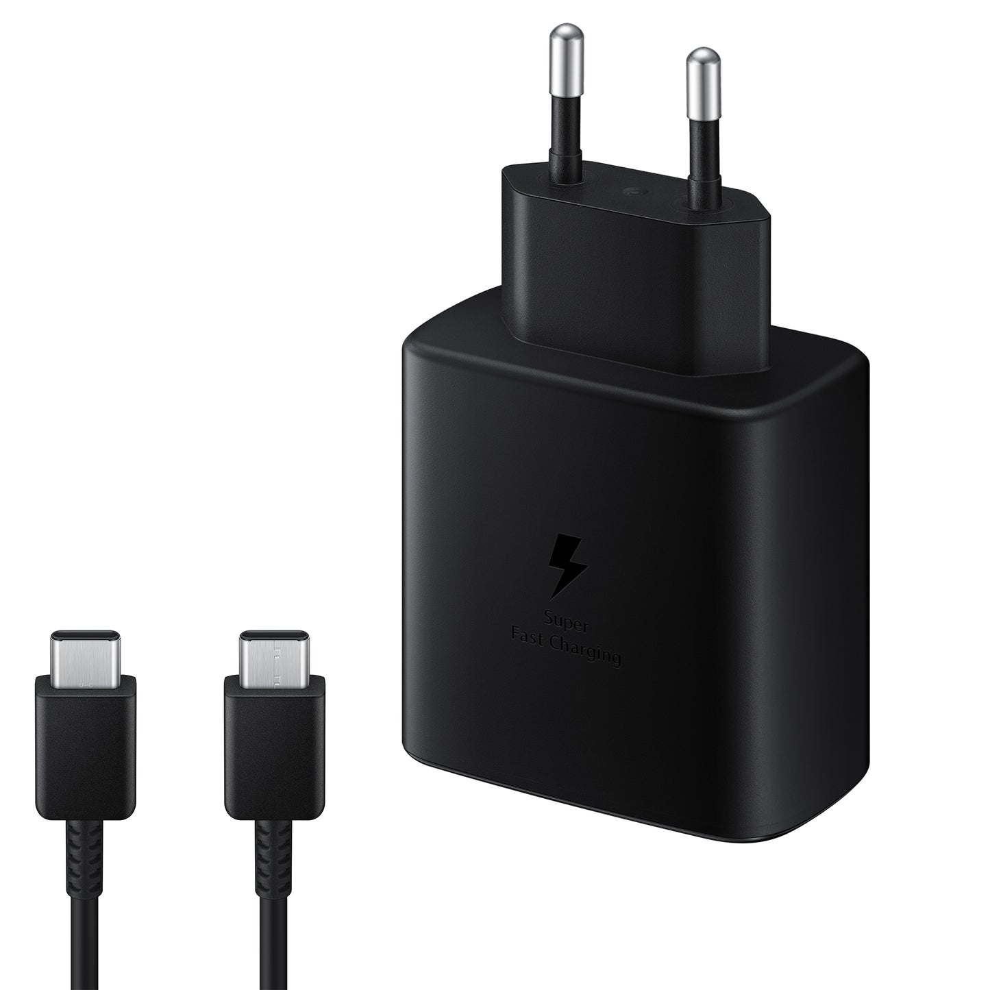 Samsung EP-TA845 + DA705BBE, 45W, 4.05A, 1 x USB-C, Zwart 