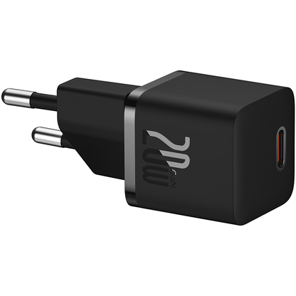 Baseus GaN5 USB-C kabel netwerklader GaN5, 20W, 3A, 1 x USB-C, zwart P10110900113-00 