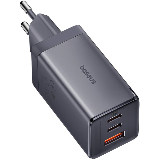 Baseus GaN5 Ultra USB-C kabel netwerkoplader met USB-C kabel, 65W, 3.25A, 1 x USB-A - 2 x USB-C, grijs P10110812827-Z1