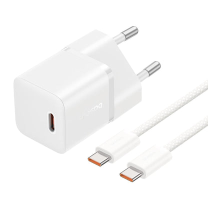 Chargeur Réseau avec Câble USB-C Baseus GaN5, 20W, 3A, 1 x USB-C, Blanc P10110900213-01
