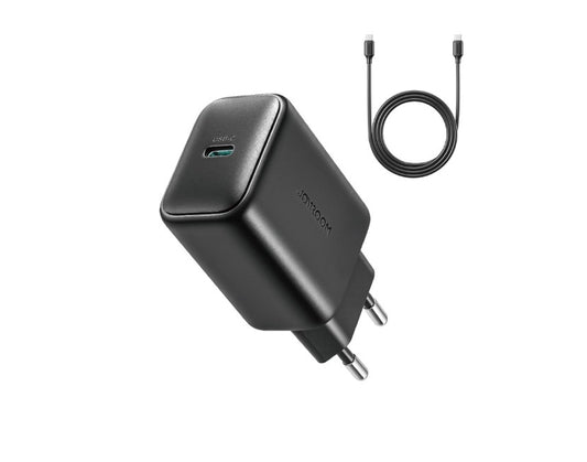 Netwerkoplader met USB-C Kabel Joyroom JR-TCF23, 25W, 3A, 1 x USB-C, Zwart