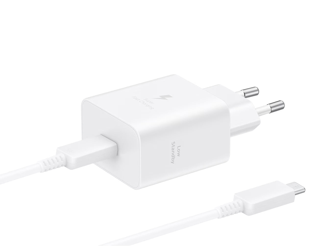 Samsung USB-C Netwerkoplader met Kabel, 45W, 4.05A, 1 x USB-C, Wit EP-T4511XWEGEU