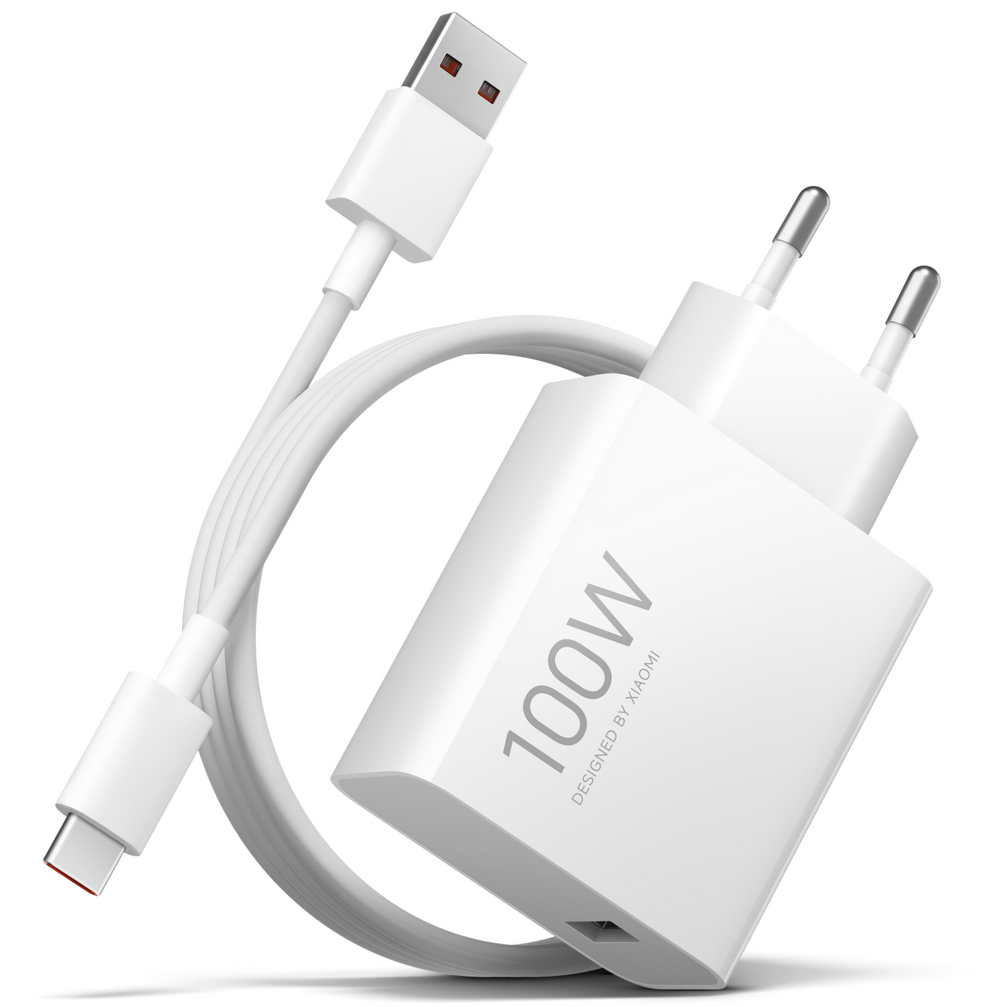 Netlader met USB-C-kabel Xiaomi MY-19-ER, 100W, 6.1A, 1 x USB-A, Wit BHR095VEU