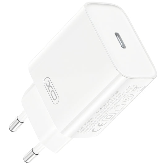 Netwerkoplader met USB-C Kabel XO Design CE15, 20W, 3A, 1 x USB-C, Wit