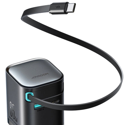 Joyroom JR-TCL02 USB-C kabelnetwerklader JR-TCL02, 65W, 3A, 1 x USB-A - 1 x USB-C, Zwart 