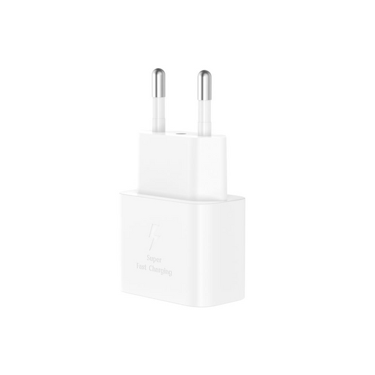 Chargeur réseau avec câble USB-C XO Design L167, 25W, 3A, 1 x USB-C, Blanc