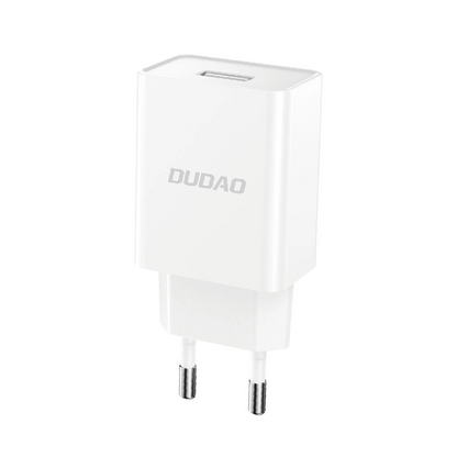 Chargeur réseau avec câble USB-C Dudao A4EU, 10W, 2.1A, 1 x USB-A, Blanc