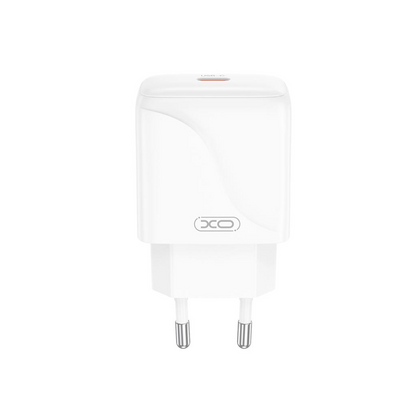 Netwerkoplader met USB-C Kabel XO Design L141, 20W, 3A, 1 x USB-C, Wit