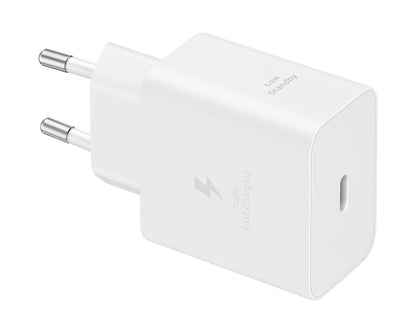 Samsung USB-C Netwerkoplader met Kabel, 45W, 4.05A, 1 x USB-C, Wit EP-T4511XWEGEU