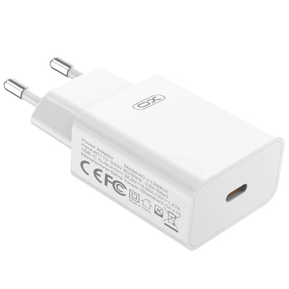 Netlader met Lightning-kabel XO Design L126, 20W, 3A, 1 x USB-C, Wit