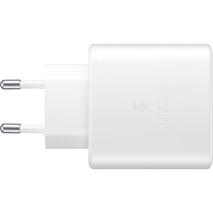 Samsung EP-TA845 + DW76767JWE Chargeur réseau avec câble USB-C, 45W, 4,05A, 1 x USB-C, blanc GP-PTU020SOFWQ