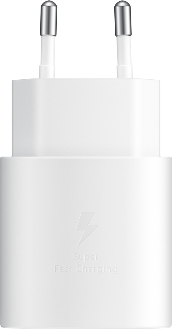 Chargeur réseau USB-C Samsung avec câble USB-C, 25W, 3A, 1 x USB-C, blanc EP-TA800XWEGWWW