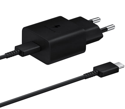 Samsung USB-C netwerkoplader met kabel USB-C, 15W, 2A, 1 x USB-C, zwart EP-T1510XBEGEU EP-T1510XBEGEU