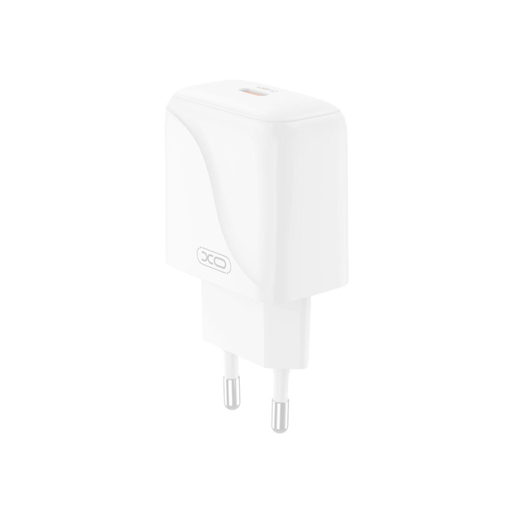 Netwerkoplader met USB-C Kabel XO Design L141, 20W, 3A, 1 x USB-C, Wit