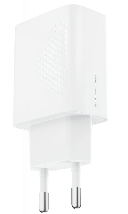 Netwerkoplader met microUSB-kabel XO Design L159, 18W, 3A, 1 x USB-A, Wit