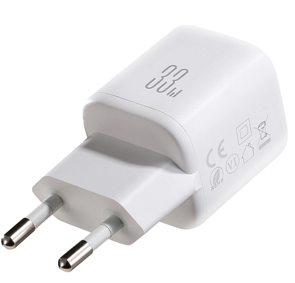 Netlader met USB-C-kabel Joyroom JR-TG7, 33W, 3A, 1 x USB-A - 1 x USB-C, Wit