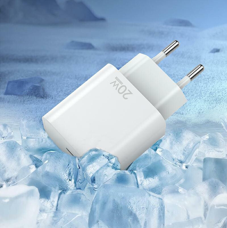 Netzteil mit USB-C-Kabel Sendem OG73, 20W, 3A, 1 x USB-C, Weiß