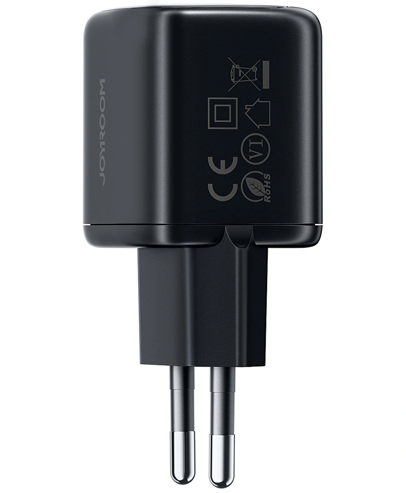 Chargeur réseau avec câble Lightning Joyroom JR-TG7, 33W, 3A, 1 x USB-A - 1 x USB-C, Noir