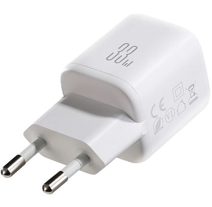 Netwerkoplader met Lightning-kabel Joyroom JR-TG7, 33W, 3A, 1 x USB-A - 1 x USB-C, Wit