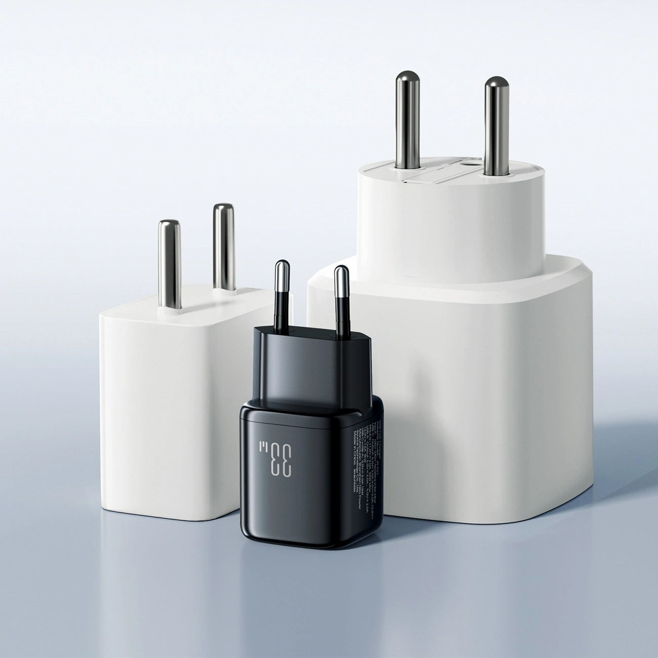 Chargeur réseau avec câble Lightning Joyroom JR-TG7, 33W, 3A, 1 x USB-A - 1 x USB-C, Noir