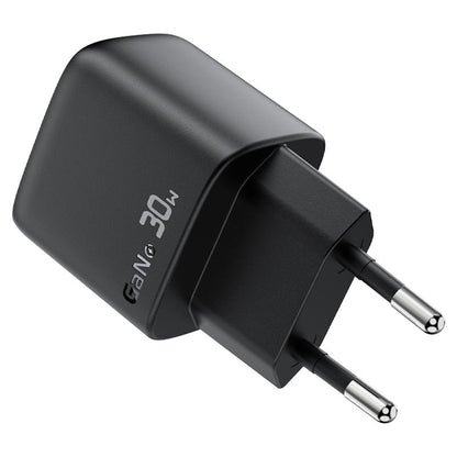 Netzladegerät mit USB-C Kabel Acefast A115 Display, 30W, 3A, 1 x USB-C, Schwarz