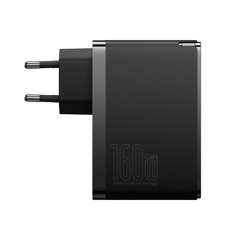 Netwerkoplader met USB-C Kabel Baseus GaN5 Pro, 160W, 5A, 1 x USB-A - 2 x USB-C, Zwart P10110825113-00