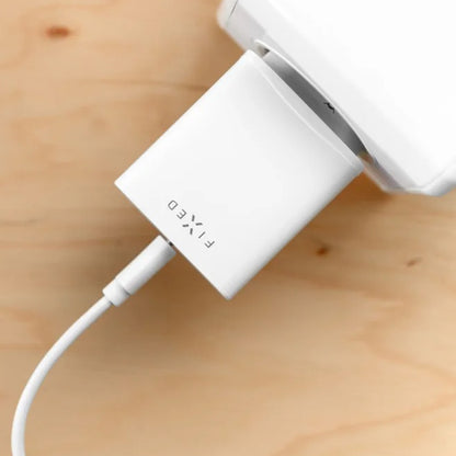 Netwerkoplader met USB-C Kabel Fixed, 20W, 3A, 1 x USB-C, Wit