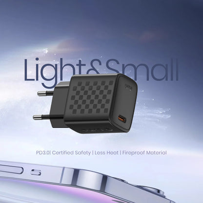 Netwerkoplader met USB-C Kabel Lito LC17T, 30W, 3A, 1 x USB-C, Zwart