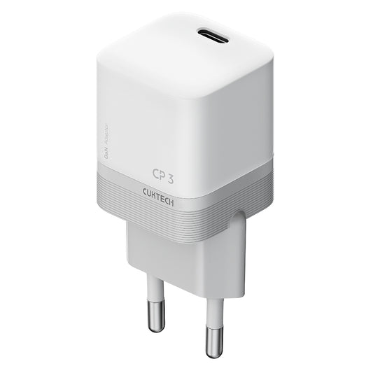 Cuktech Netzladegerät, 40W, 3A, 1 x USB-C, Weiß CKAC301SEUWH