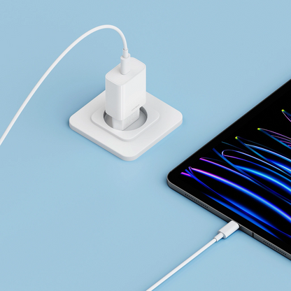 Chargeur secteur Cuktech HA716C, 20W, 3A, 1 x USB-C, Blanc