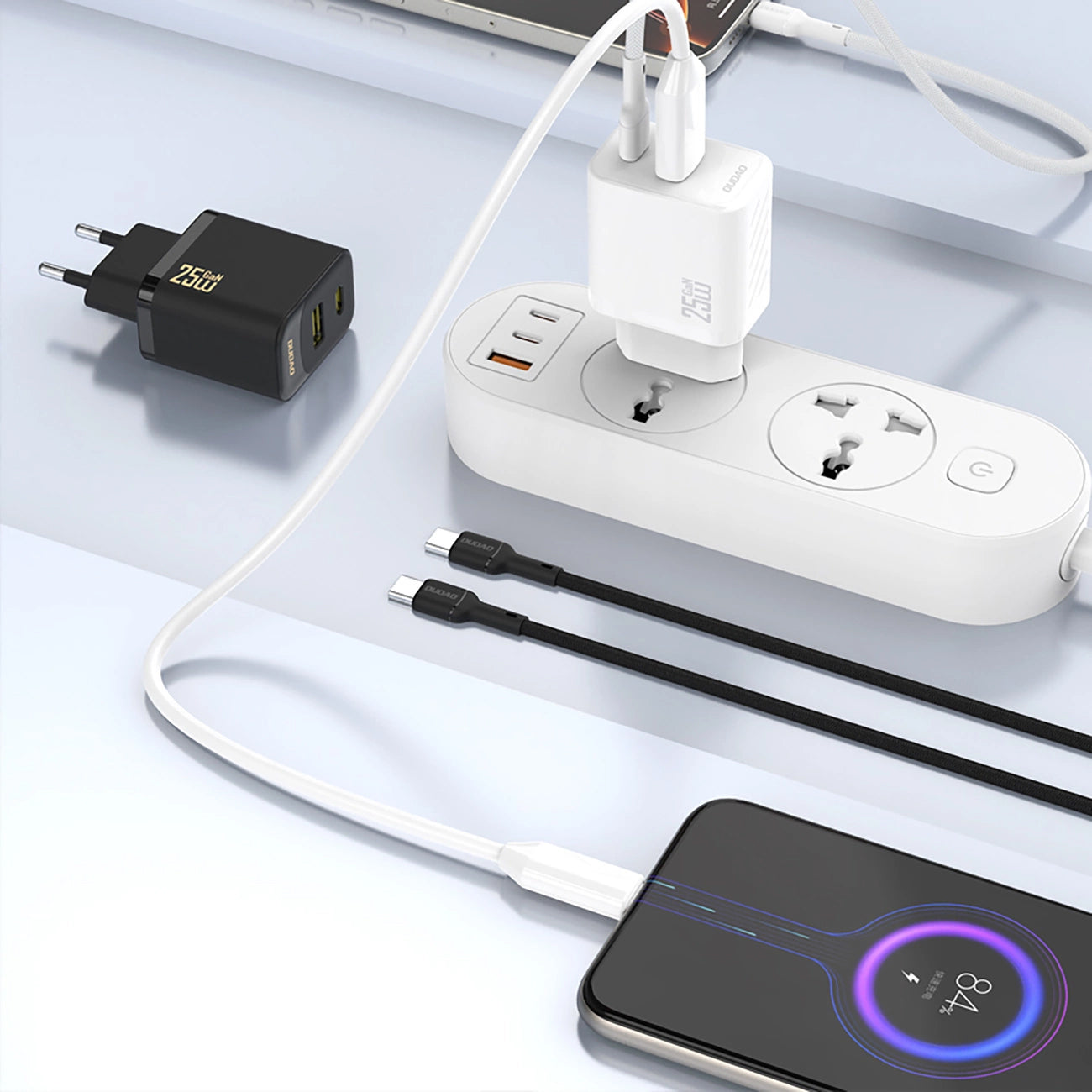 Chargeur Réseau Dudao A27, 25W, 3A, 1 x USB-C, Noir