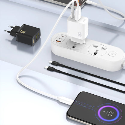 Chargeur Réseau Dudao A27, 25W, 3A, 1 x USB-C, Noir