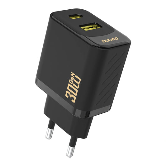 Netwerkoplader Dudao A27TEU, 30W, 3A, 1 x USB-A - 1 x USB-C, Zwart