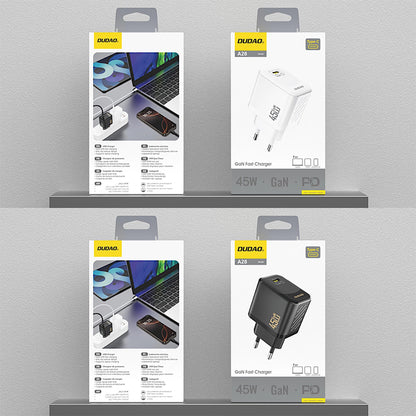Dudao A28 Netwerkoplader, 45W, 3A, 1 x USB-C, Wit