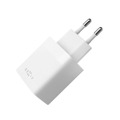 Chargeur Réseau Fixed, 17W, 3A, 2 x USB-A, Blanc