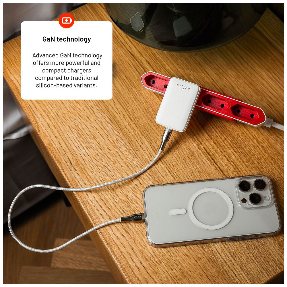 Netwerkoplader Fixed, 30W, 3A, 1 x USB-C, Wit