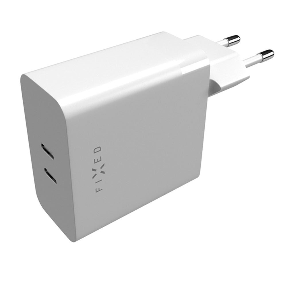 Vaste Netwerkoplader, 65W, 3.25A, 2 x USB-C, Wit